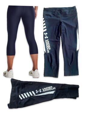 Under Armour Women's Compression HeatGear® No-Slip Waistband Capris Size Medium